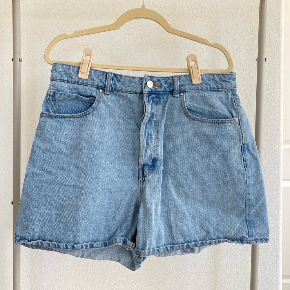 Light wash Denim Shorts Zara
